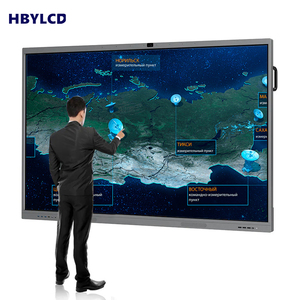 Tableau blanc interactif intelligent pour l'école, écran LCD 4K 55 65 75 85 98 pouces, panneau plat interactif numérique électronique pour réunions - Product Image 1