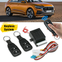 Kit central de télécommande automatique universel pour voiture 12V Verrouillage de porte Système d'entrée sans clé pour véhicule avec 2 télécommandes