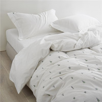 Ensemble de literie de luxe pour hôtel 5 étoiles, 100% coton, 300 fils, draps, linge de lit