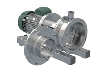 Agitateur Mélangeur Rotor-Stator avec Moteur et Boîte de Vitesses pour Mélange Liquide-Liquide et Liquide-Solide, Matériau SUS304, Traitement des Produits Chimiques
