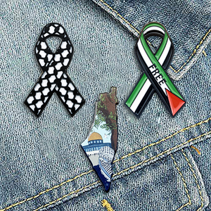 Huy hiệu pin mạ Vàng handala BROOCH palestine pin thiết kế bản đồ huy hiệu - Product Image 5