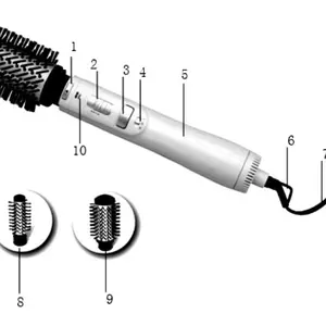 Professionele Krultang Styling Tools Lucht Krultang Kruller Magic Roterende Haar Krultang Automatische Krultang Voor Krullen Golven Keramische Oem