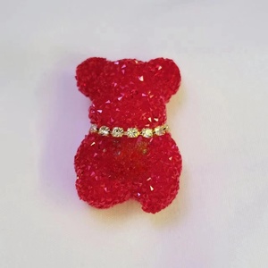 Novedad 2025, Cuentas de Lucite con Diseño de Oso de Dibujos Animados CC, Cuentas de Cristal para Hacer Joyas, Fundas para Teléfono, Llaveros, Bolígrafos, Manualidades Coloridas - Product Image 6