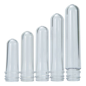 Resin <span class=keywords><strong>PET</strong></span> Murni Berkualitas Tinggi 100% Preform <span class=keywords><strong>PET</strong></span> 20mm Leher 15g untuk Pembuatan Botol Tiup 300ml Bahan 100% PE - Product Image 1