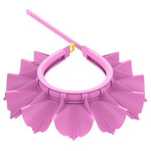 Visor Mandi Anak-anak, Pelindung Mata Telinga Mencuci Perisai untuk Anak-anak Dapat Diatur Silikon Tahan Air Sampo Topi Mandi Bayi - Product Image 3