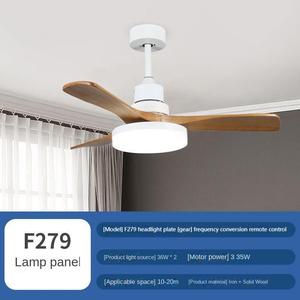 Ventilador de Techo Moderno de 3 Aspas con Motor de CC, Control Remoto, Luz LED, Aspas con Aspecto de Madera ABS, Soporte Metálico, 6 Velocidades, Bajo Ruido para el Hogar - Product Image 4