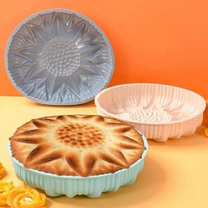 Molde de silicona de grado alimenticio para el hogar, con forma de girasol, para hornear pasteles, gelatinas, postres y pudines, creativo. - Product Image 3