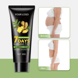 Crema adelgazante corporal activa térmica para mujer profesional, jengibre a base <span class=keywords><strong>de</strong></span> hierbas, cafeína infundida para quemar grasa eficaz, <span class=keywords><strong>celulitis</strong></span> - Product Image 1