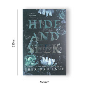 Impression de romans personnalisés à couverture rigide de style Dark Romance avec bords bleus pulvérisés, livre relié de qualité supérieure pour auteurs et éditeurs - Product Image 2