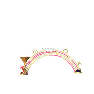 Arche de mariage extérieure en acier sur mesure, hauteur 10 pieds, durable, pour la décoration d'ouverture de magasin - Product Image 5