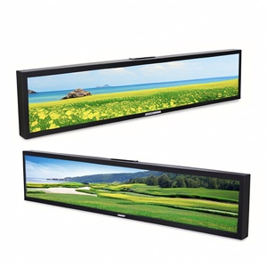 Écran publicitaire OEM ultra-fin avec SDK, affichage LCD <span class=keywords><strong>en</strong></span> barre étirable haute luminosité pour signalisation numérique aéroportuaire - Product Image 2