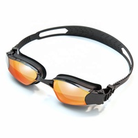 Mystyle 2025 silicone nouveau miroir enduit lunettes de natation anti-buée étanche lunettes de natation pour adultes