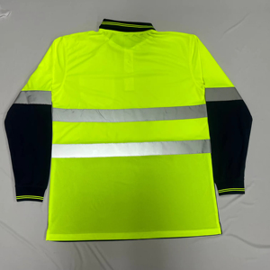 Camiseta de Seguridad Reflectante con Logotipo Personalizado, Antiarrugas, de Alta Visibilidad para Trabajo de Construcción - Product Image 2