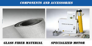 Rideau coupe-flamme en fibre de verre, style victorien, isolation thermique, pare-fumée, ignifuge, facile à installer, villa - Product Image 4