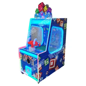 Riteng Muntbediende Themapark Water Shooting Arcade Game Machine Kinderen Retro Arcade Shoot Gun Shooting Game Machine