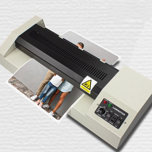 Machine à plastifier <span class=keywords><strong>A3</strong></span> A4 à prix avantageux, machine à plastifier thermique à 4 rouleaux, à chaud et à froid, haute vitesse, pour usage domestique et professionnel - Product Image 1