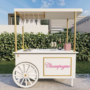 Chariot de nourriture mobile personnalisé en fibre de verre et en aluminium, camion de vente de nourriture rapide, de crème glacée, de café, de bonbons et de collations - Product Image 3