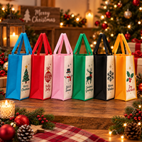Sac cadeau de Noël personnalisé, sac de shopping imprimé sur mesure pour les fêtes, les magasins de détail et la distribution de cadeaux