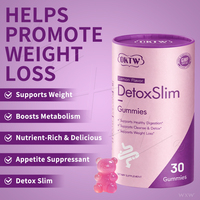 OKTW Gummies Détox Minceur : Soutient la Perte de Poids, Détoxifie le Corps, Favorise une Digestion Saine, Complément pour la Santé Intestinale, Gommes Nettoyantes