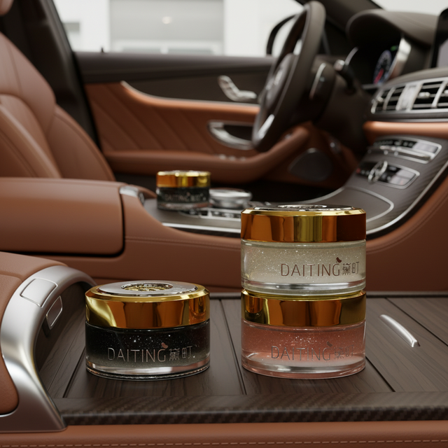 Wholesale Factory Supply High End Solid Car Aromatherapy Balm Gel Car Perfume Diffuser Long Lasting Custom OEM Logo