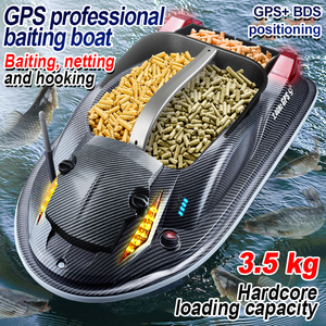 HongXunjie 12V <span class=keywords><strong>Bateau</strong></span> Amorceur Professionnel avec Moteur Haute Puissance 795, Retour Automatique BeiDou, Coque <span class=keywords><strong>de</strong></span> <span class=keywords><strong>Bateau</strong></span> <span class=keywords><strong>de</strong></span> Pêche en Plastique pour la Pêche - Product Image 3