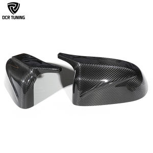 Зеркало из углеродного волокна для BMW <span class=keywords><strong>X3</strong></span> G01 X4 G02 X5 G05 X6 G06 X7 G07 2018 + Корпус из натурального углеродного крыла - Product Image 2