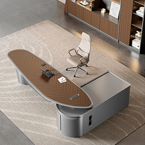 Escritorio de Oficina Inteligente con Sensor de Luz, Altura Ajustable, Forma de L, Muebles de Oficina Modernos y de Lujo - Product Image 2