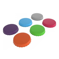 Couvre-boîtes de canettes en silicone réutilisables anti-fuite, couvercles multifonctionnels pour canettes de bière, bouchons de canettes couleur personnalisée, vente chaude