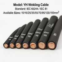 IEC 60245-6 YH Schweißkabel 450/750V |   35mm² 50mm² 70mm² Kupferleiter Gummiisoliertes Flexibles Kabel für Schweißmaschinen