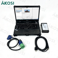 Outil de diagnostic CNH DPA5 avec ordinateur portable Getac V110 + V9.9 pour camions lourds, remorques, autobus, chargeuses sur pneus, excavatrices – Outil de service électronique