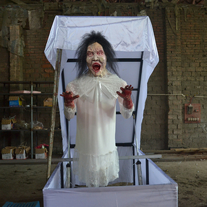 Fantasma <span class=keywords><strong>de</strong></span> bruja <span class=keywords><strong>de</strong></span> cama móvil aterradora con motor neumático <span class=keywords><strong>de</strong></span> alta velocidad para escena <span class=keywords><strong>de</strong></span> película <span class=keywords><strong>de</strong></span> <span class=keywords><strong>terror</strong></span> DINOSKY - Product Image 3