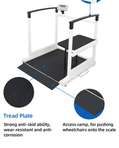 Báscula de silla de ruedas médica, sala de diálisis, sala de rehabilitación, báscula de peso - Product Image 6