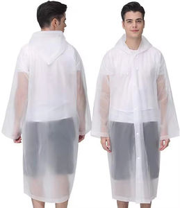 Impermeables Reutilizables, Poncho de Lluvia con Capucha y Mangas para Hombre y Mujer, Ropa Impermeable Ligera, Chaqueta para Viajes - Product Image 2