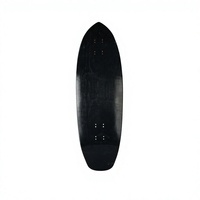 Planche de surf skate sur mesure en érable du Nord-Est à 7 plis, concave moyenne, 32x9.75 pouces, directement de l'usine