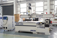 1325 taille DSP A11 système de contrôle 4 axes CNC sculpture sur bois Machine rotative avec routeur CNC axe rotatif
