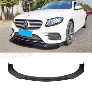 ลิ้นกันชนหน้ารถยนต์ สีดำเงา สำหรับตกแต่งรถยนต์เมอร์เซเดสเบนซ์ E-Class W213 ปี 2016-2020 อุปกรณ์ตกแต่งรถยนต์ - Product Image 3