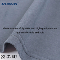 Camiseta de Mujer Kuenzi Casual Sin Plancha, 180GSM, Antibacteriana, Transpirable, Tejida, 30% Sorona, 70% Algodón, Cuello Redondo, Tres Agujas, Lisa
