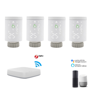 Hysen thermostat de vanne de radiateur <span class=keywords><strong>thermostatique</strong></span>, passerelle de tête hub HY368 thermostat zigbee tuya thermostat de vanne de radiateur - Product Image 1