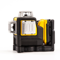 Niveau laser rotatif professionnel à 12 lignes de 360 degrés auto-nivelant Green Cross de qualité industrielle avec alimentation par batterie