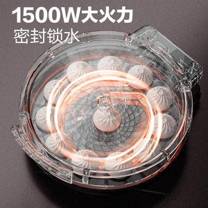 เตาไฟฟ้า AUX แบบสองด้าน 1200W เครื่องทำอาหารเช้าอเนกประสงค์ สำหรับทอดและปรุงอาหาร - Product Image 2