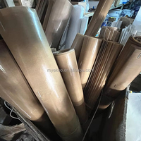 Feuille de tissu en fibre de verre enduite de PTFE, pièces de rechange pour presse à chaud, feuille de téflon haute température pour machine de transfert thermique