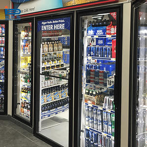 Unidad de Exhibición Refrigerada Higiénica con Puertas de Visión Clara para Floristería y Conservación de Flores Frescas - Product Image 4