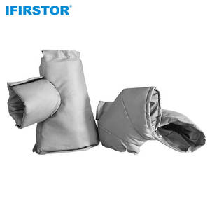 Veste démontable réutilisable d'<span class=keywords><strong>isolation</strong></span> thermique de tuyau de fibre de verre de bouclier thermique d'<span class=keywords><strong>amiante</strong></span> de haute performance - Product Image 3