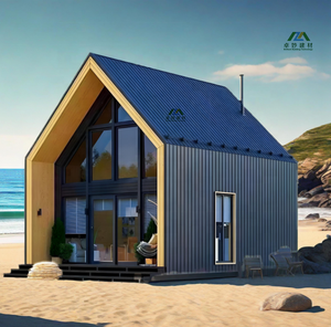 <span class=keywords><strong>Villa</strong></span> prefabbricata in legno di lusso moderno con piccolo Design ecologico impermeabile a basso costo struttura in acciaio e casa triangolo - Product Image 2