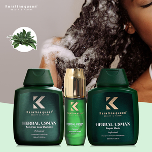 Shampooing OEM <span class=keywords><strong>Bio</strong></span> aux Herbes Nourrissantes Usman Anti-Chute – Offre Spéciale - Product Image 4