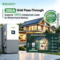 Invertisseur solaire hybride Whayo Megarevo R15K3H2NA-G2 15 kW, 4 MPPT, batterie haute tension 120/240 V pour les maisons américaines