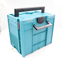 Boîte à outils en plastique Hotsales Makitas ODM mallette de rangement pour outils électriques avec chariot mallette combinée empilée pour une mobilité facile