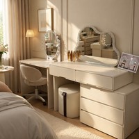 Meuble de chambre à coucher moderne de style italien en MDF laqué, intégré et réglable, pour coin d'appartement, gain de place, prix d'usine