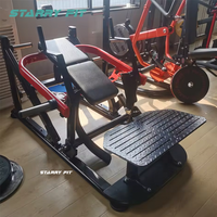 Banc plat pour musculation, presse pectorale horizontale, machine à presse pectorale à plaques chargées