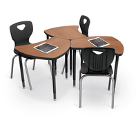 Brikley Surface solide moderne Compact stratifié dessus de table HPL panneau école primaire bureau tableau d'écriture meubles de classe